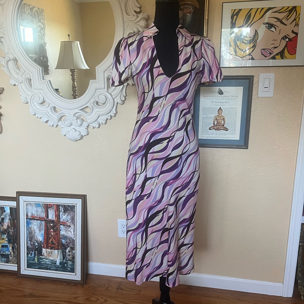 VTG Diane von Furstenberg  midi dress🩷